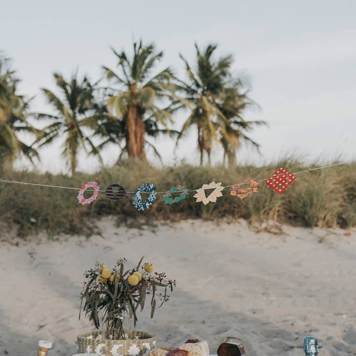 Matr Boomie Fair Trade – wholesale Bunting/Krans – Chakran återvunnet papper krans-miljövänlig trädfri dekor2