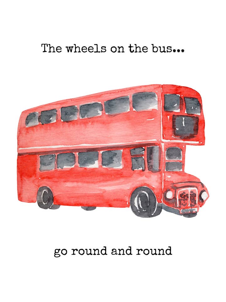 The Wheels On The Bus for wholesale by Blossom & Bloom