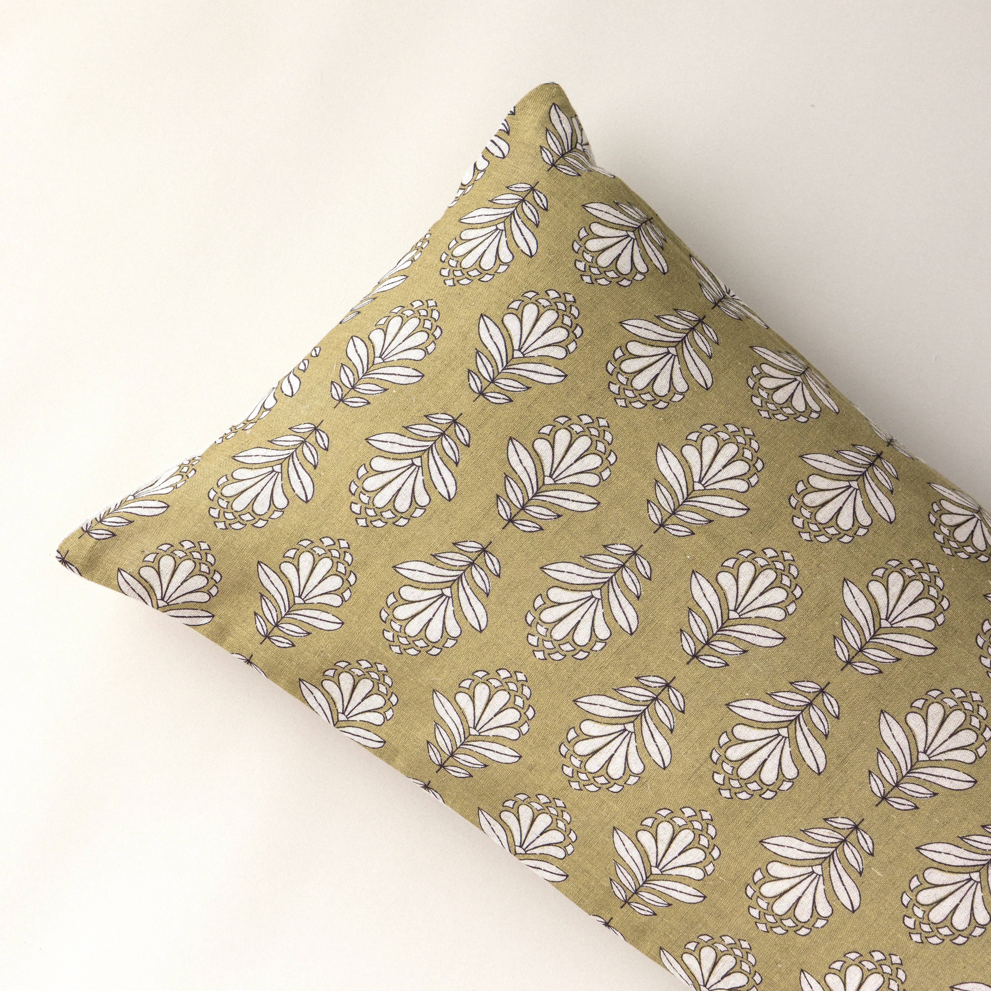 Co.House Designs - Wholesale Throw/Decorative Pillow - Charlie Block Print Pillow2