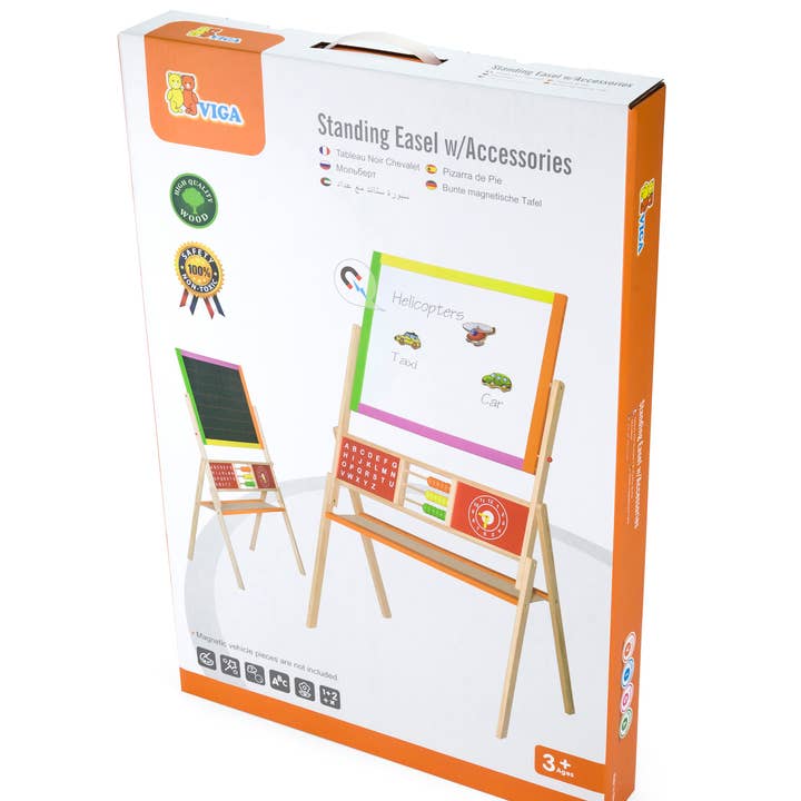 Trade Toys Limited – wholesale Easel – Viga Two Sided Standing Easel4