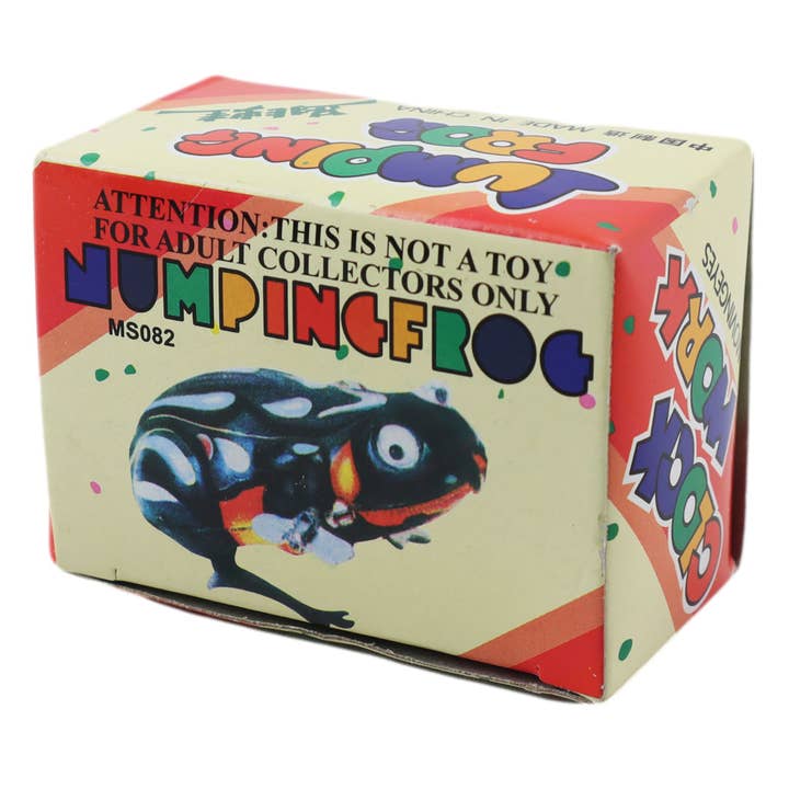 Tribal Trade GmbH - Wholesale Classic Toy - Kids - Tin toy frog with wiggly eyes small tin frog3