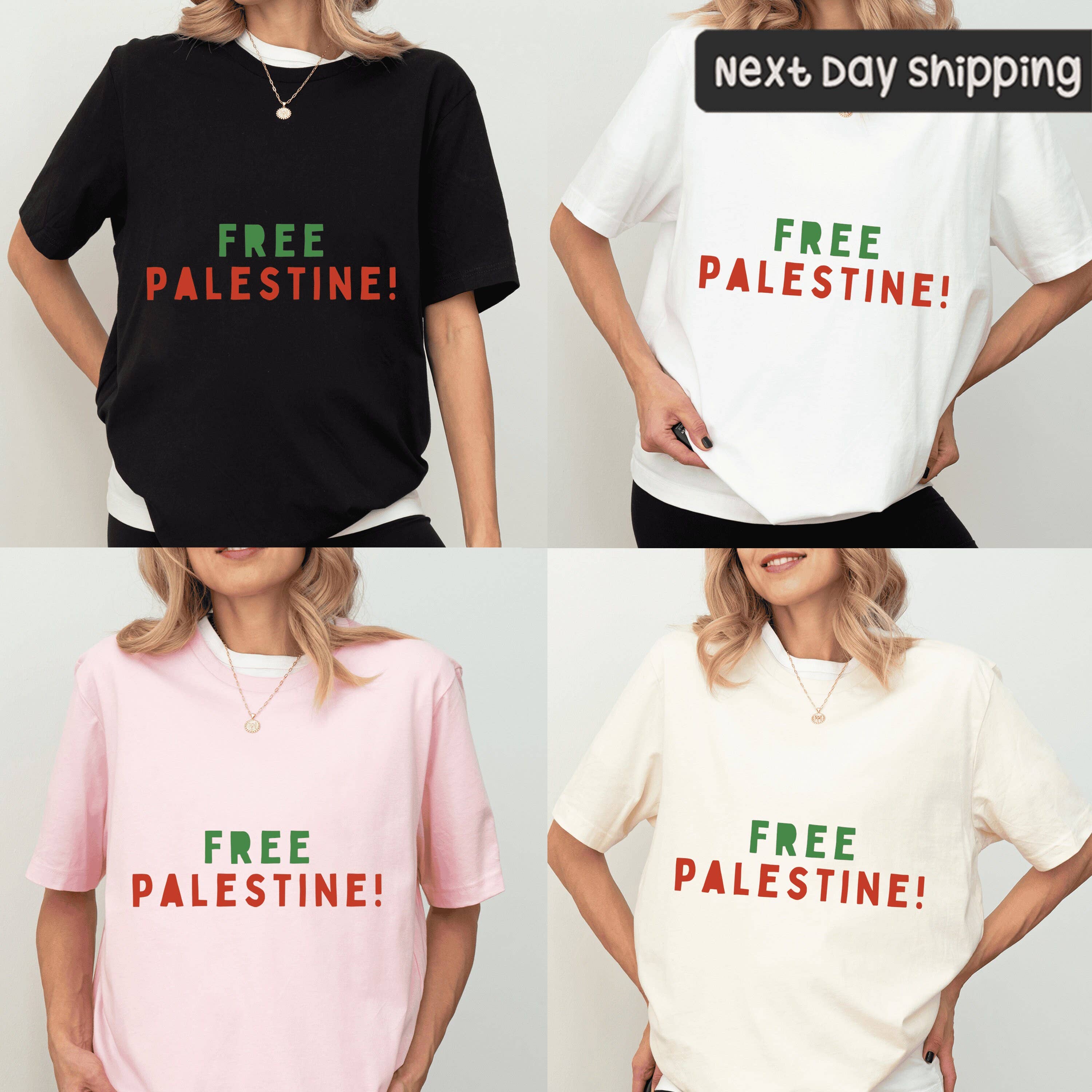 CVH DREAMY LTD – wholesale T-shirt (graphic) – women's – Free Palestine Shirt, Free Gaza Tee, Palestine T-Shirt3