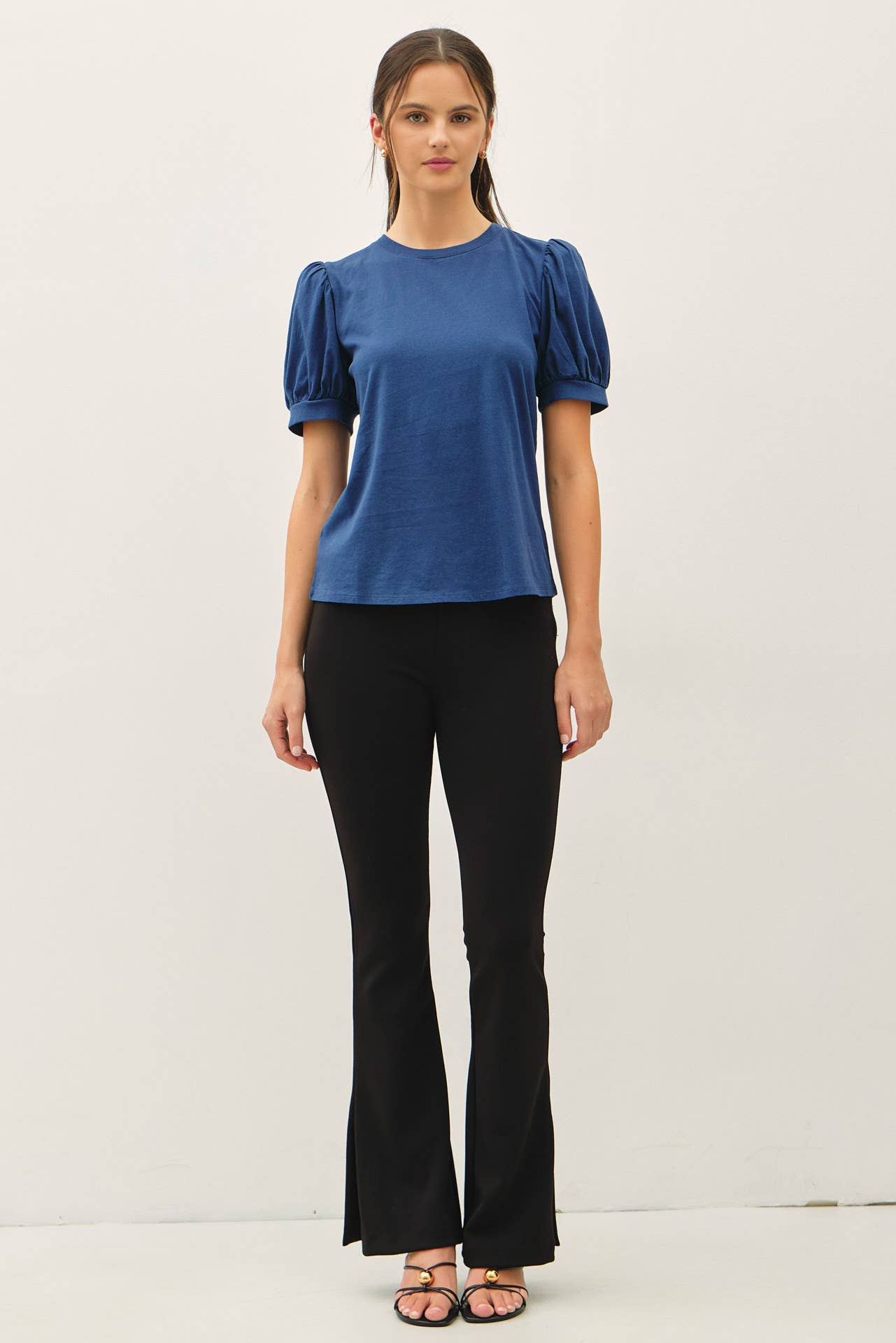 Be Cool - Wholesale Blouse - Women's - COTTON JERSEY PUFF SLEEVE T-SHIRTS 22