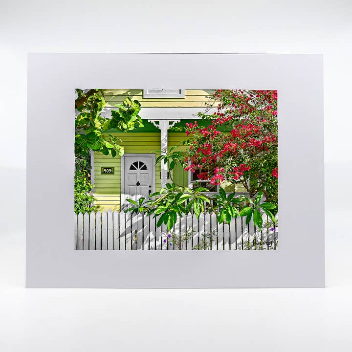 Artwork-Key Lime Cottage for wholesale by Mike Ring Photography