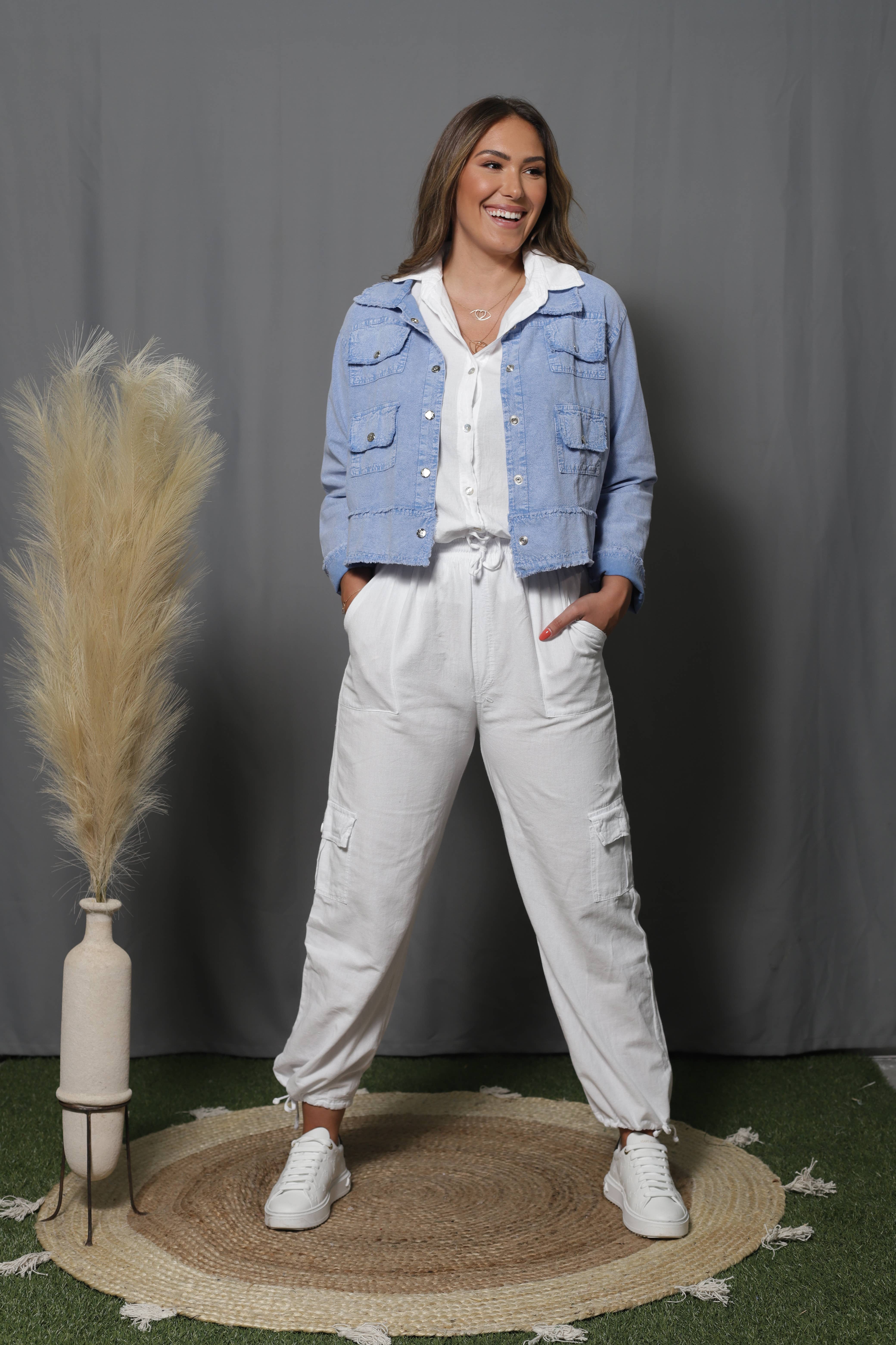 Giocam – Blusão - Mulher por atacado – Jaqueta 601 Gio Giocam em algodão peruano 100%7