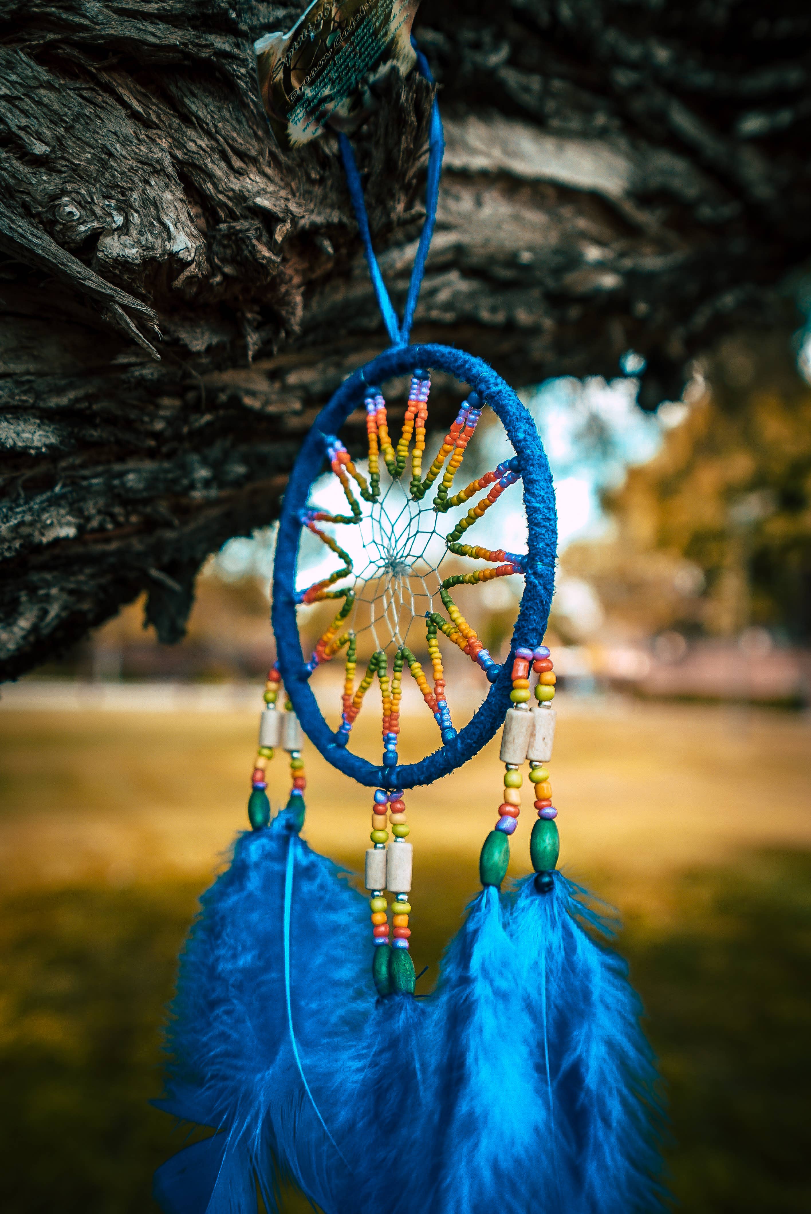Pichincha - Wholesale Dream Catcher - Large Round Dream Catcher Feather Hanging Ornament2