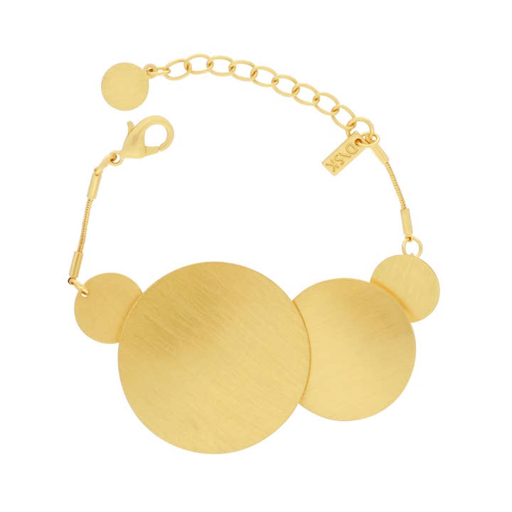 Alaya Mega Circle Bracelet Gold Plating for engroshandel hos Dansk Copenhagen