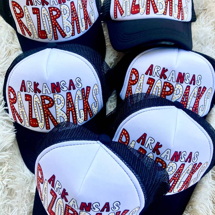 on the Bayou - Wholesale Trucker Hat - Unisex - Arkansas Razorback inspired trucker hat7