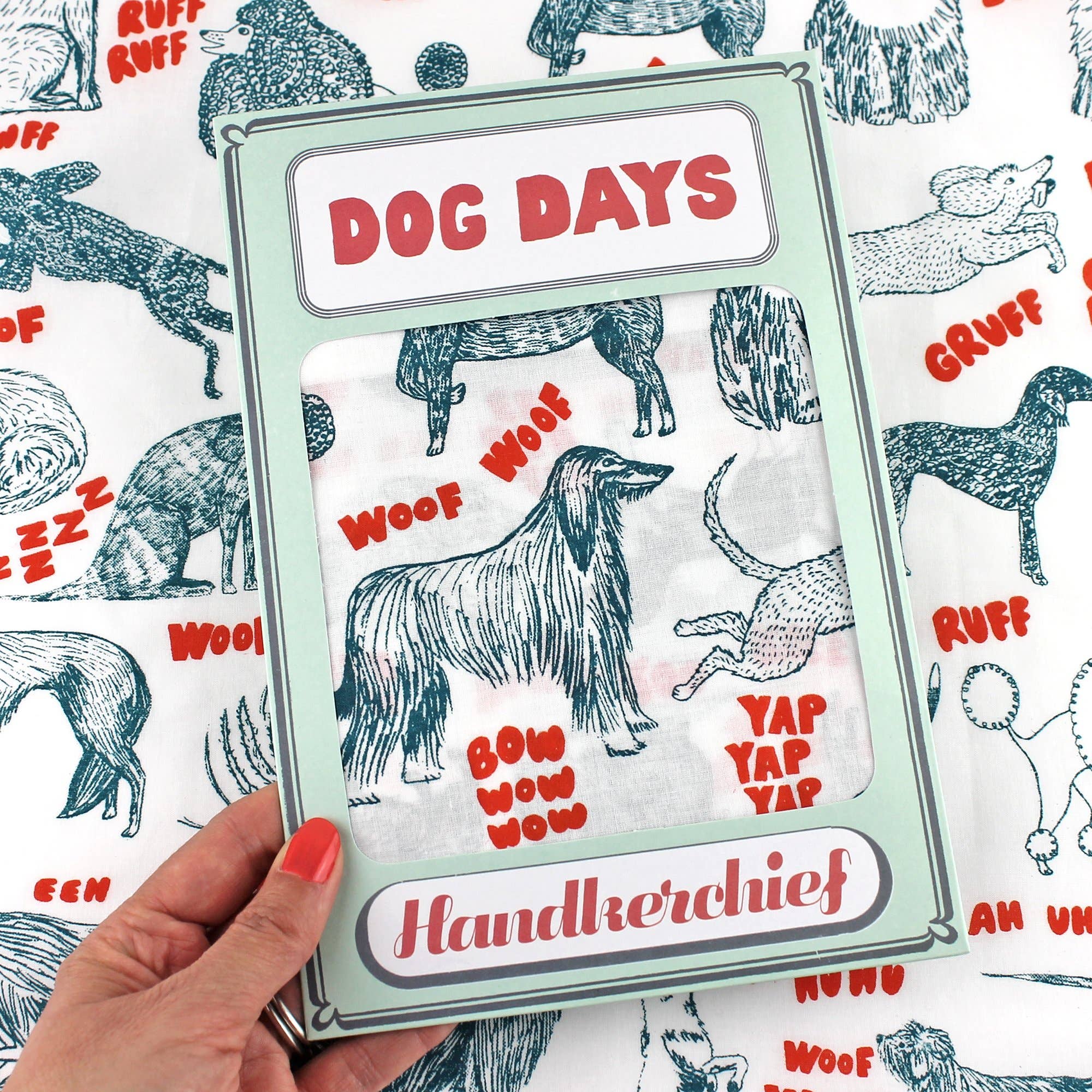 Sukie – wholesale Handkerchief – Unisex – Dog Days Handkerchief Pocket Square Bandana2