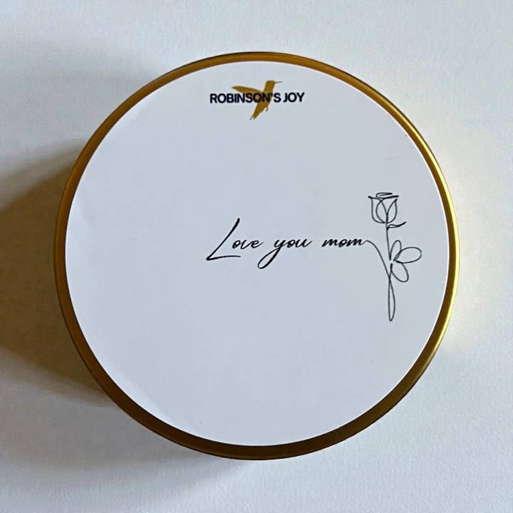 "Love you mom" 2oz Candle- Joyful Moments Collection for wholesale by ROBINSON'S JOY