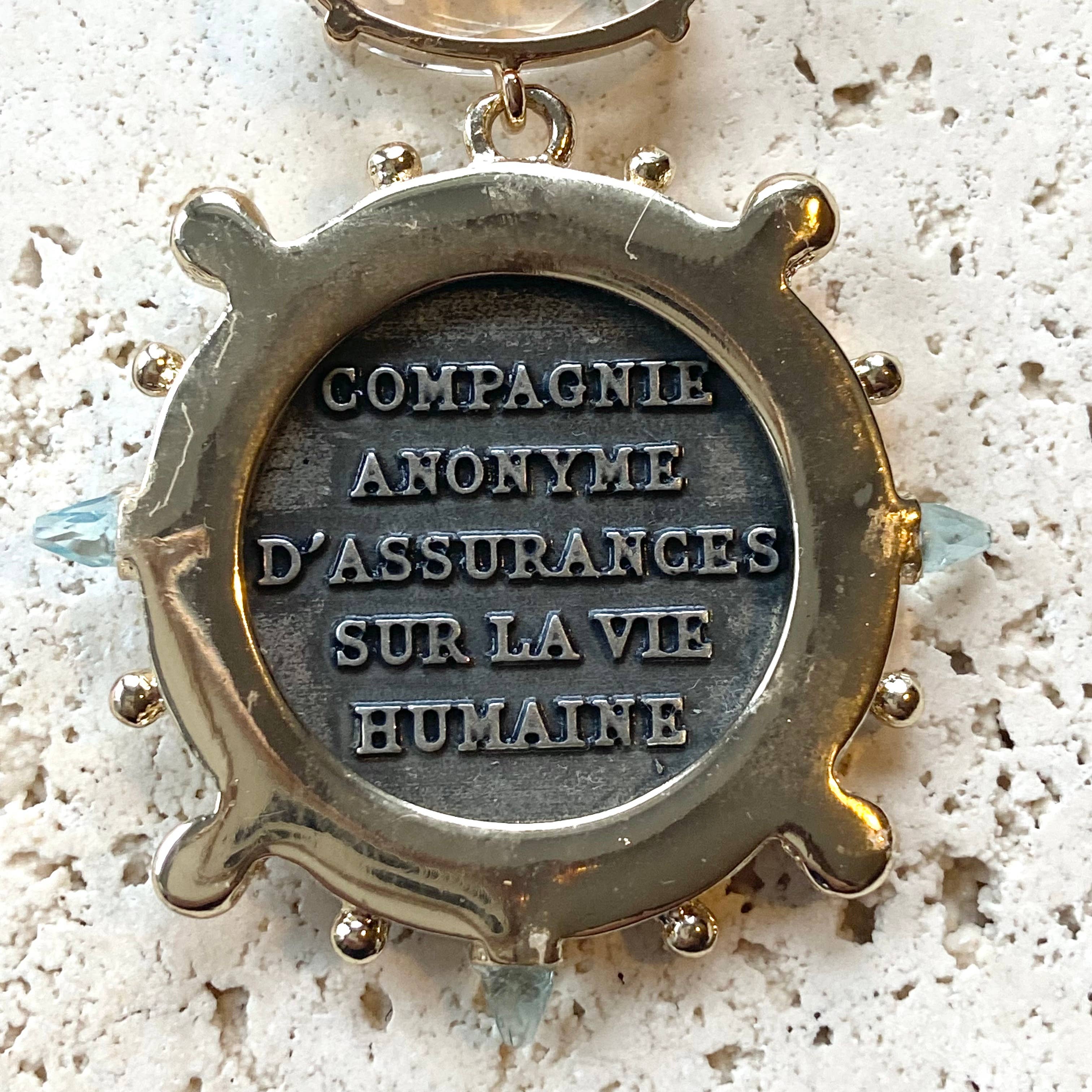 VB&CO Designs Handmade Jewelry – wholesale Hänge-/berlockhalsband – Häst smycken franska mynt medaljong ryttare halsband2