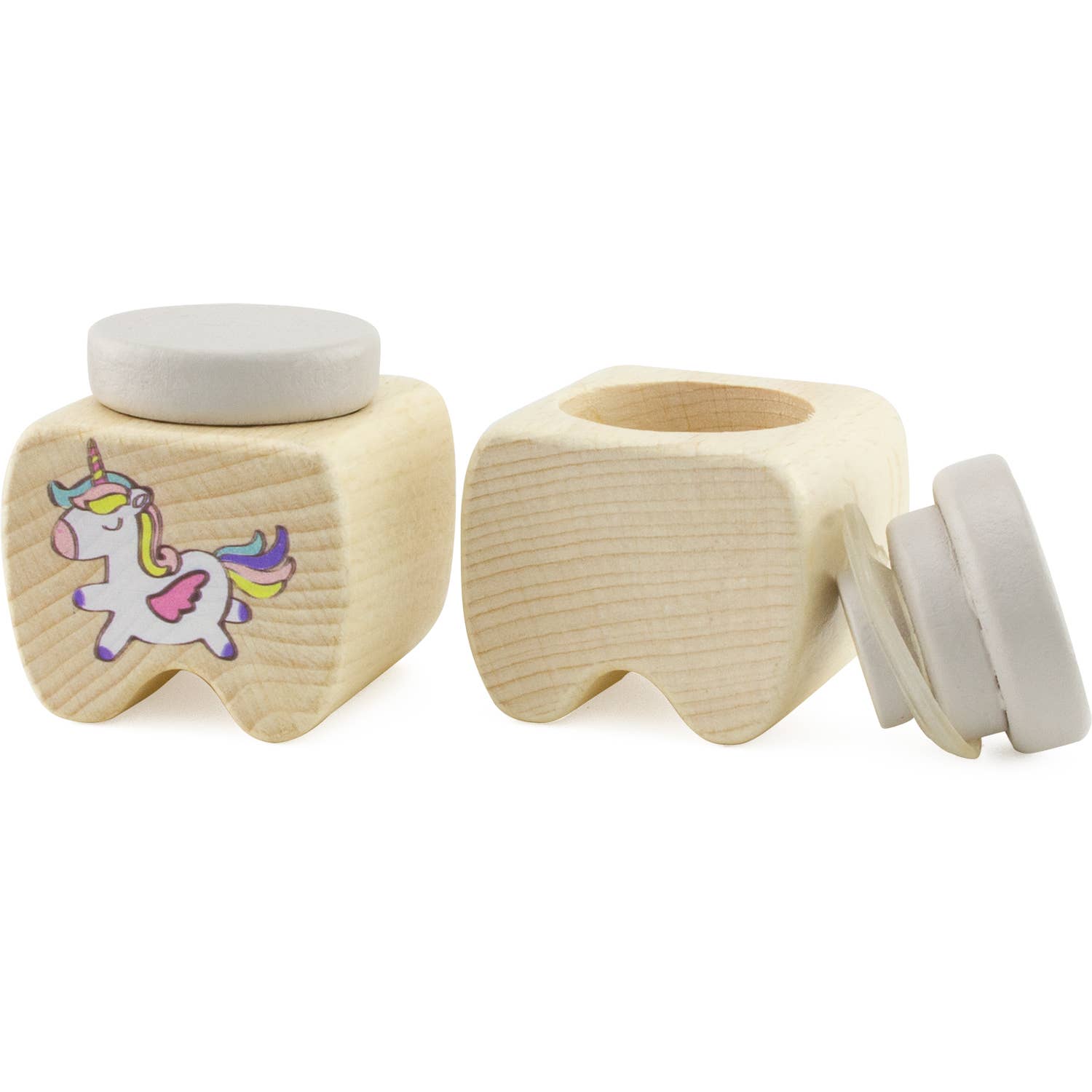 Ulysse Couleurs d'Enfance - Vendita all'ingrosso Scatola per topolino/fatina dei denti - Bambini - Scatole Portadenti a Forma di Dente Animali (set da 12)1