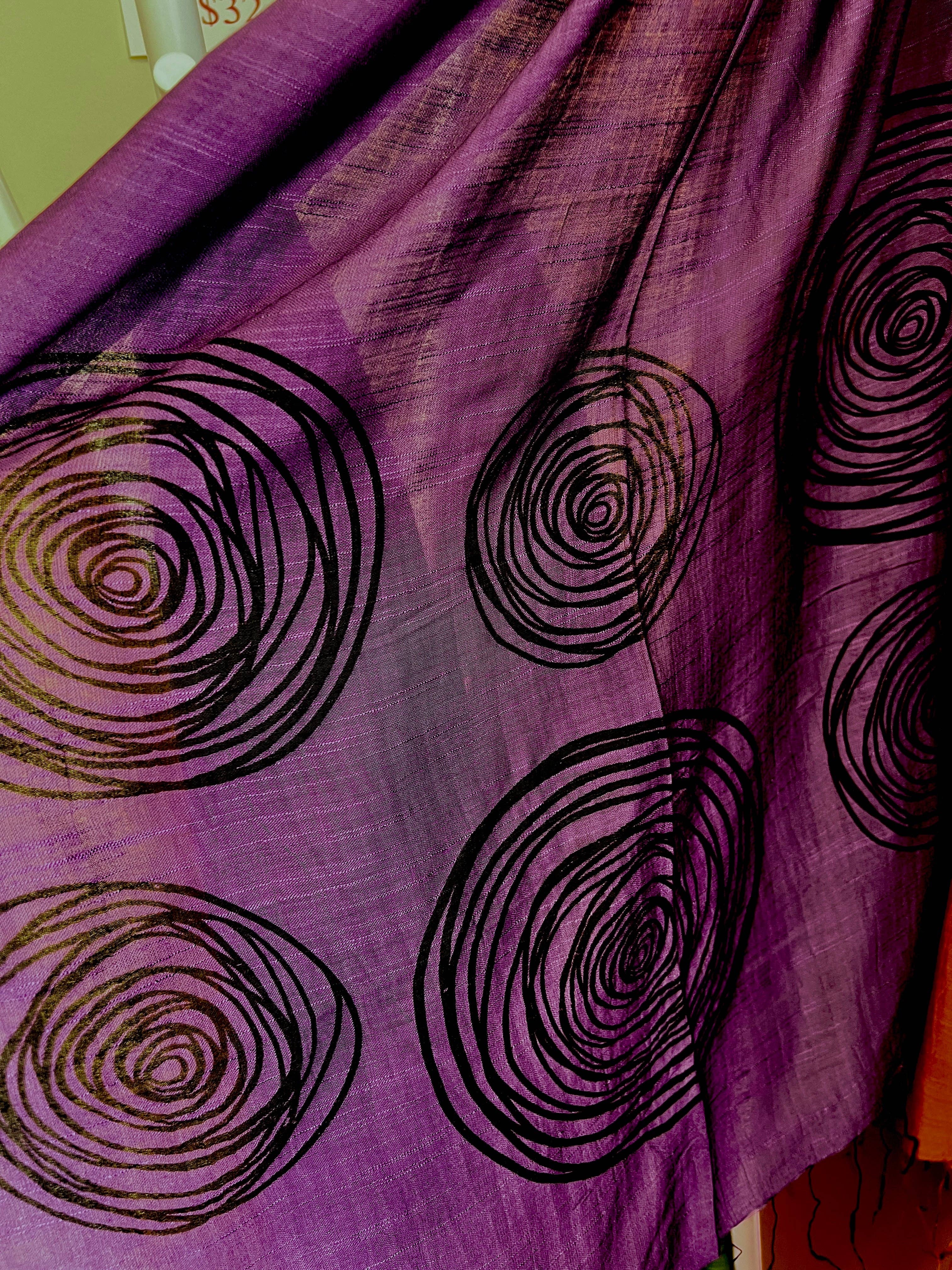 Wooven - Wholesale Scarf - Women's - Screen Printed Silk Blend Scarves in 13 colors and patterns, hand printed in Vietnam10