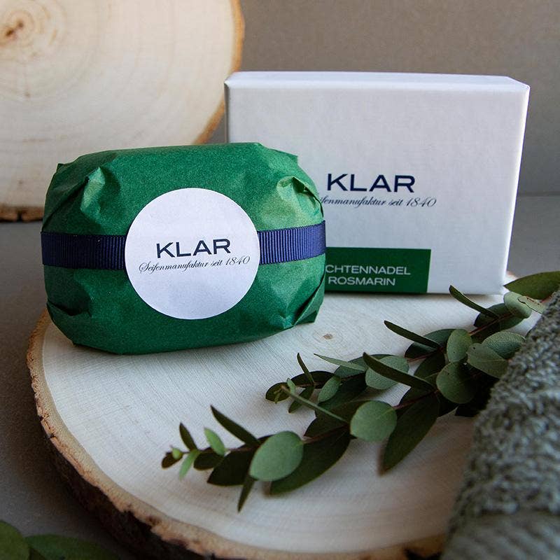 Seifen-Shop - Vente Pains de savon - Savon d'entretien aux aiguilles d'épicéa et au romarin, 135 g (sans huile de palme)2