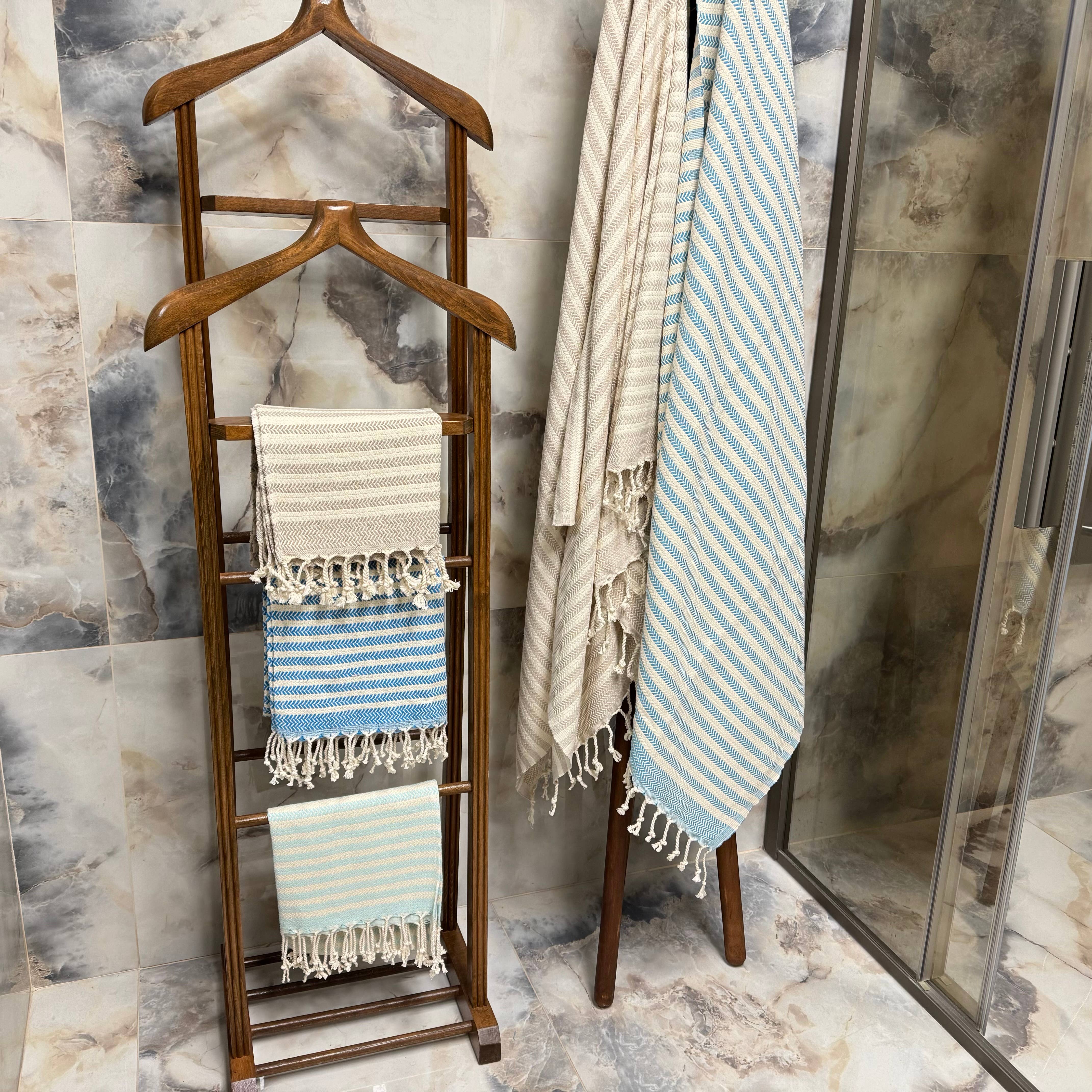 The Loom Wholesale - Wholesale Beach Towel - Handwoven Turkish Cotton Towel – Embroidery Beach/Hand Towel29