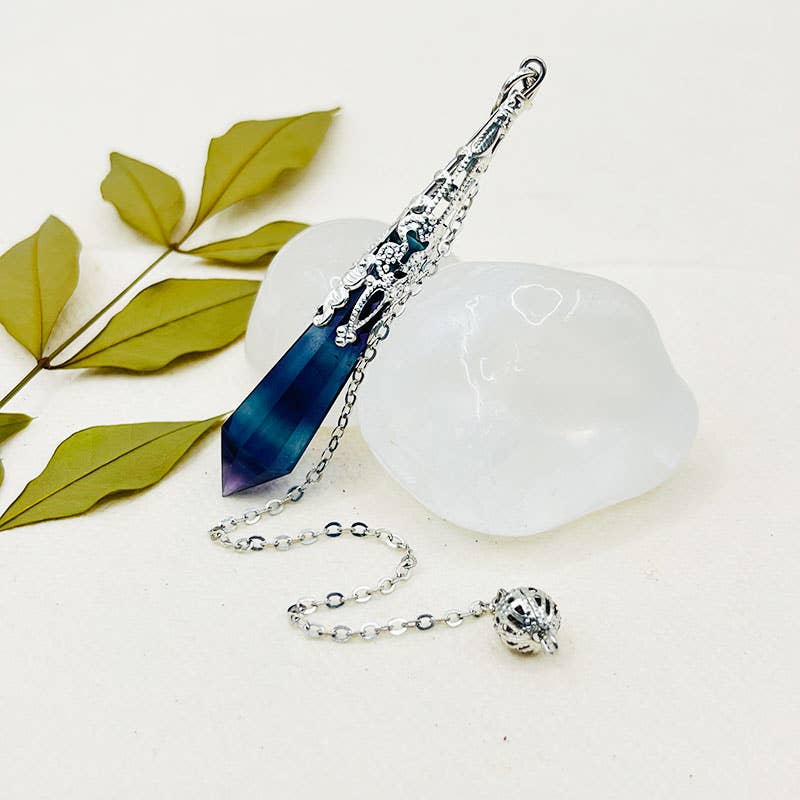 GemMeet – Großhandel Spiritueller Stein/Kristall – Fluorit-Pendulum zur Angstlinderung4