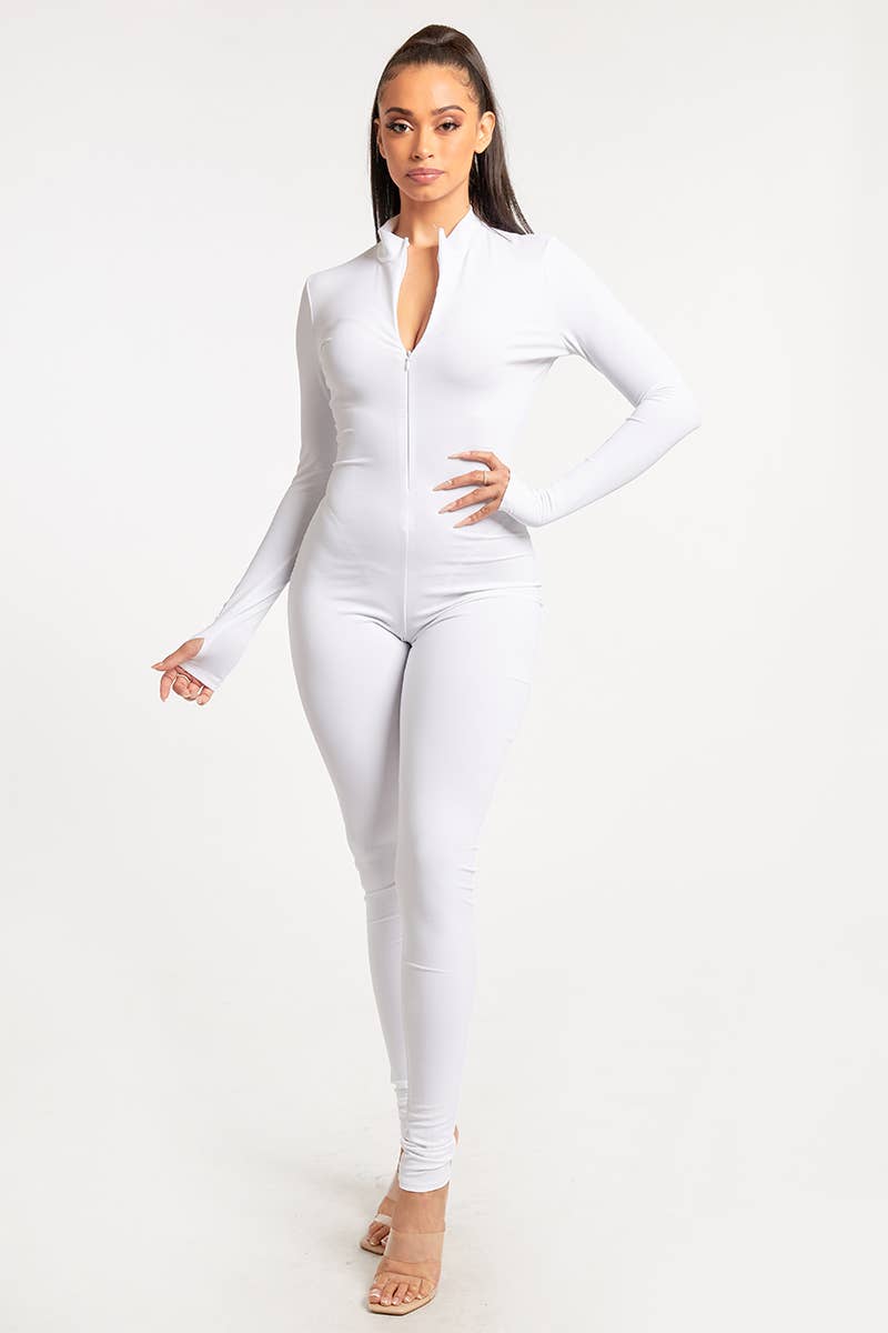Jour – Engroshandel Jumpsuit - Dame – Jumpsuit til kvinder i nylonblanding med lynlås foran DT213411