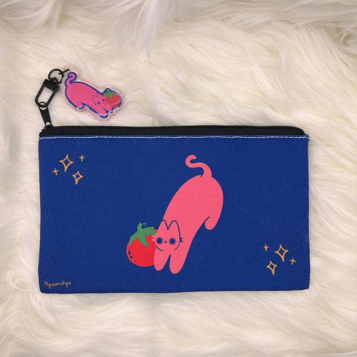 Nyaomikyu - Wholesale Pencil Case/Pouch - Tomato Cats Pouch1