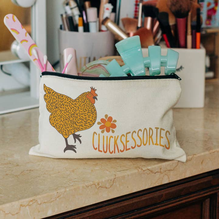B.Goods Designs - Wholesale Pencil Case/Pouch - Cluckcessories – Whimsical Chicken Pencil Pouch1