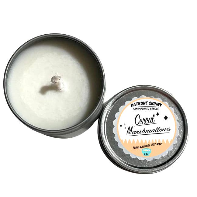 Mini Travel Size Candle: Cereal Marshmallows for wholesale by ratbone skinny + the oddball club