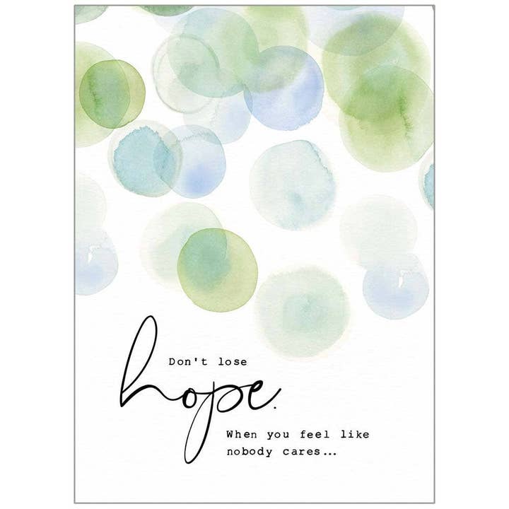 Hope Bubbles - Faith Friendship Care Card for wholesale by Legacy