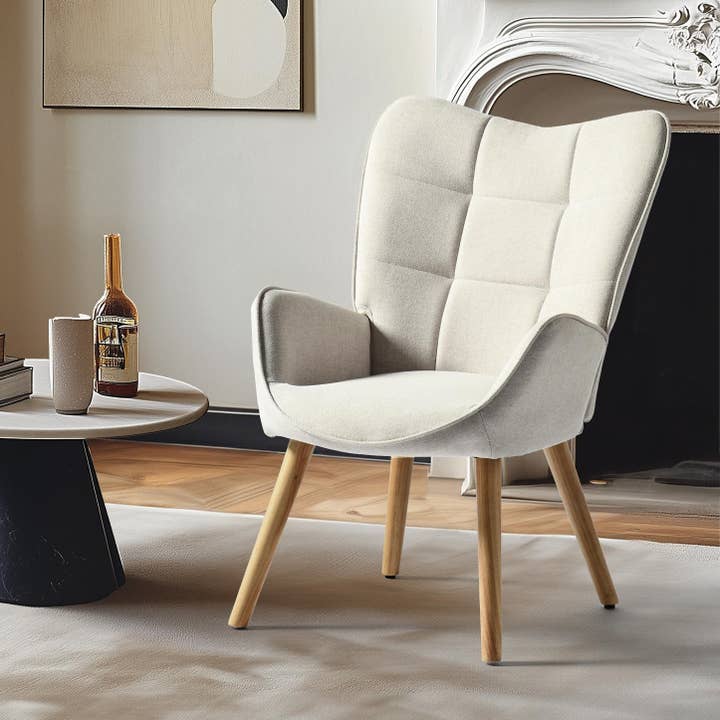 HOMYCASA DESIGN INC - Wholesale Chair - Elegant Upholstered Accent Chair