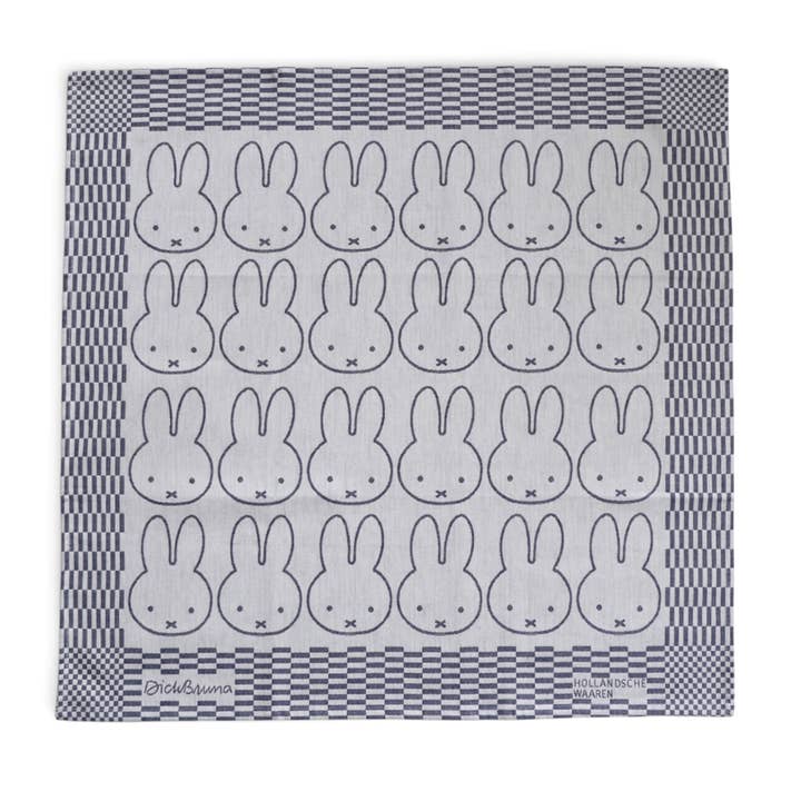 Geschirrtuch Dick Bruna | nijntje in einer Reihe für den Großhandel von Hollandsche Waaren