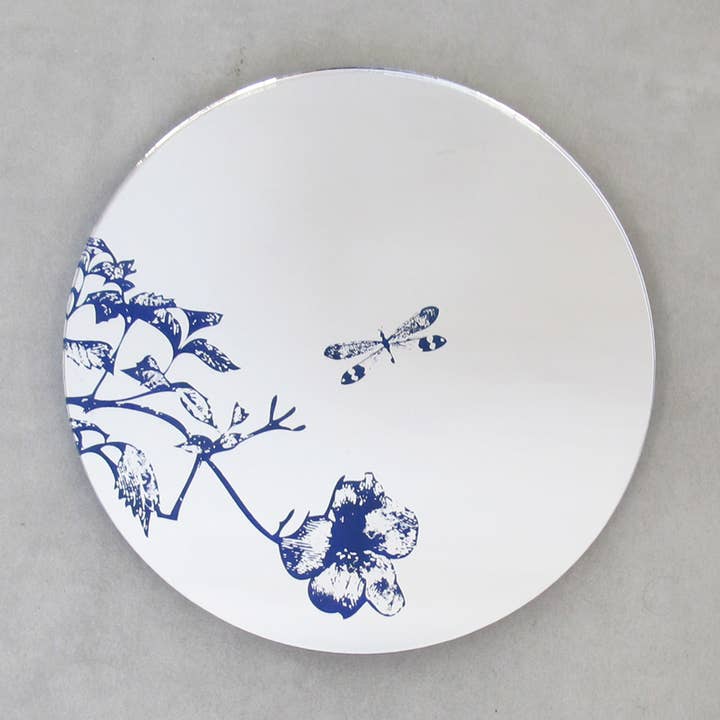 Bignonia M decoratieve bloemen spiegel, handgeschilderd voor wholesale door BiCA-Good Morning Design