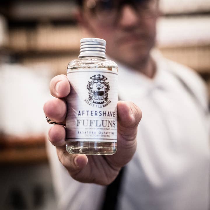 Herbaceous Fresh Milk Men's Aftershave | Made in Italy Fufluns for wholesale by Abbate Y La Mantia