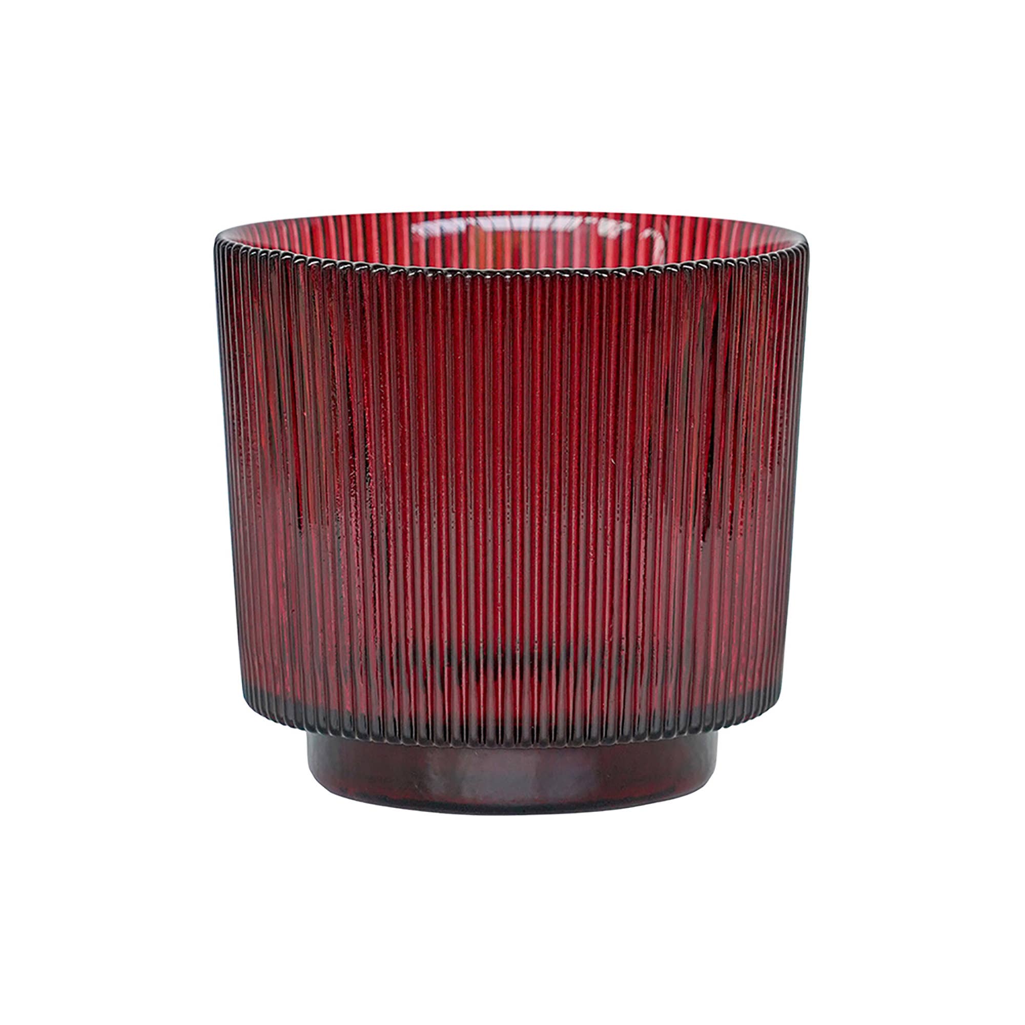 Ivyline – wholesale Candle holder – Ribbed Glass Holder, 15cm Ext. Diameter4