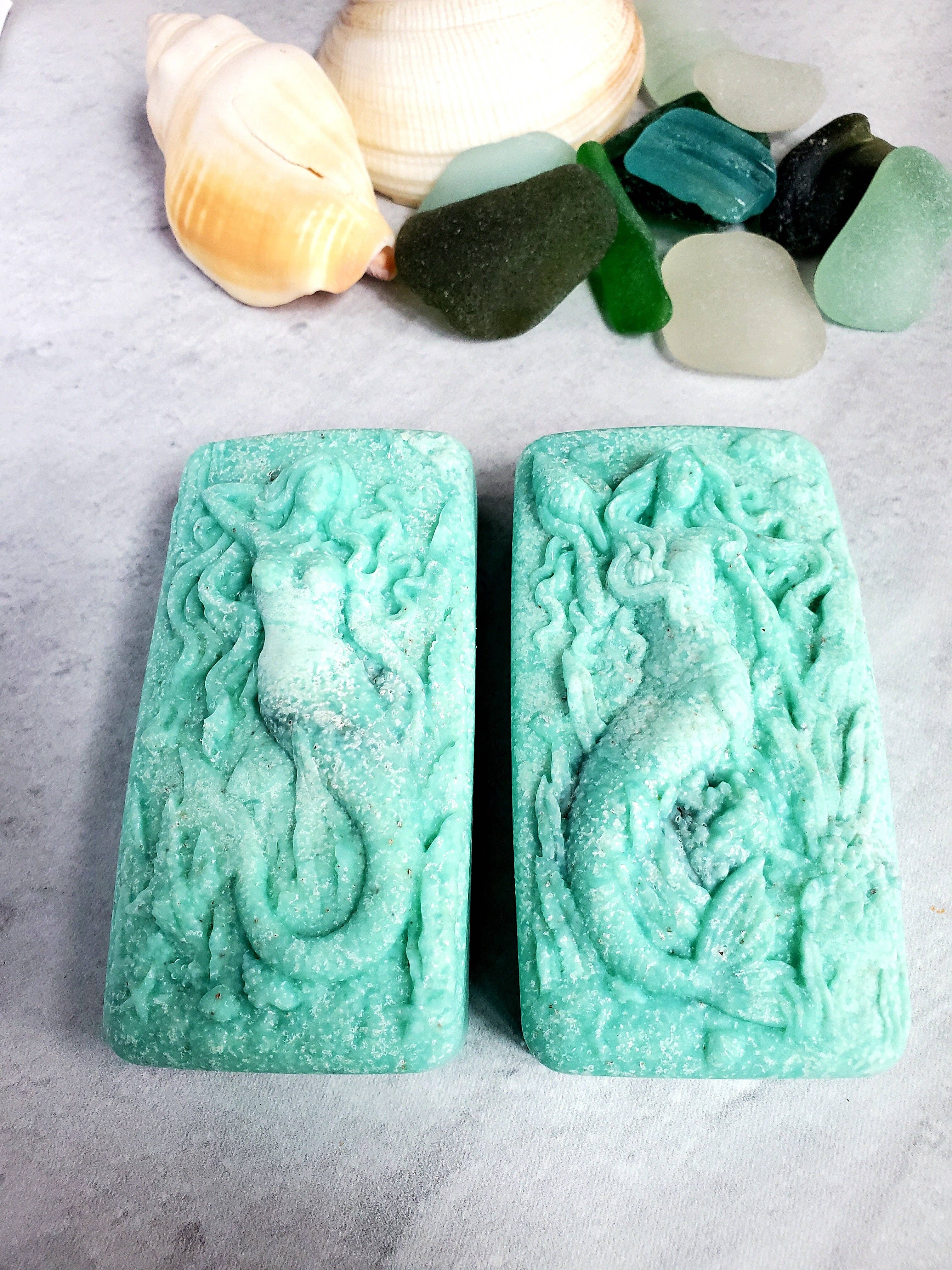 Fairyland Glade - Wholesale Bar Soap - Sea Salt and Sea Glass Sea Glass Salt Soap MADE TO ORDER6