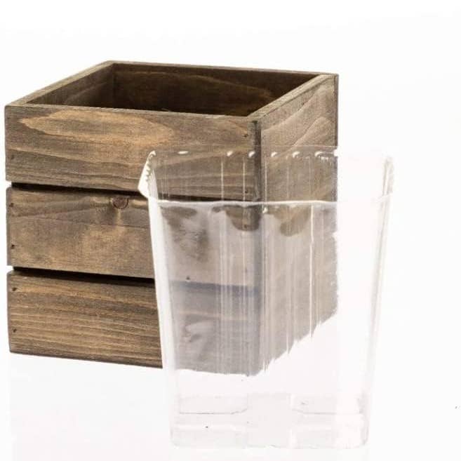 UNIMIX FLORAL – wholesale Plant pot – Liners Clear Plastic Square Wood Boxes Pot Planters & Basket3