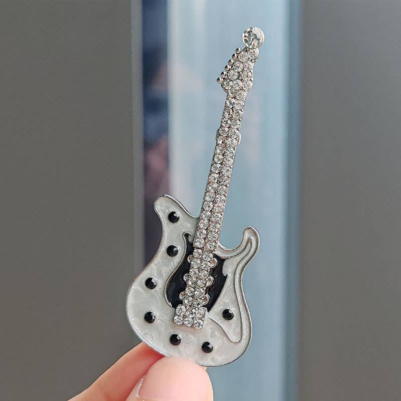 Tourtiwi - Wholesale Brooch - Rhinestone Guitar Brooches, Music - Inspired Fashion Pins4