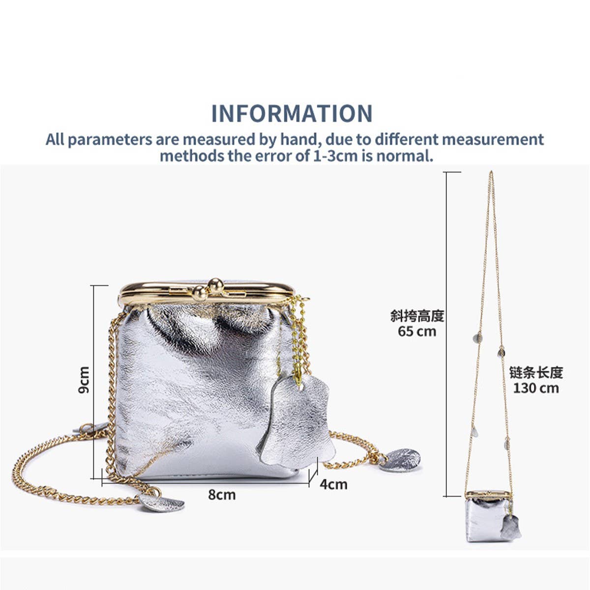 ACCITY - Wholesale Crossbody Bag - Women's - Mini Leather Chain Bag – Cute Multi-Use Pouch_CUAB003906