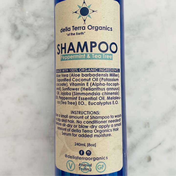 Shampoo for wholesale by della Terra Organics
