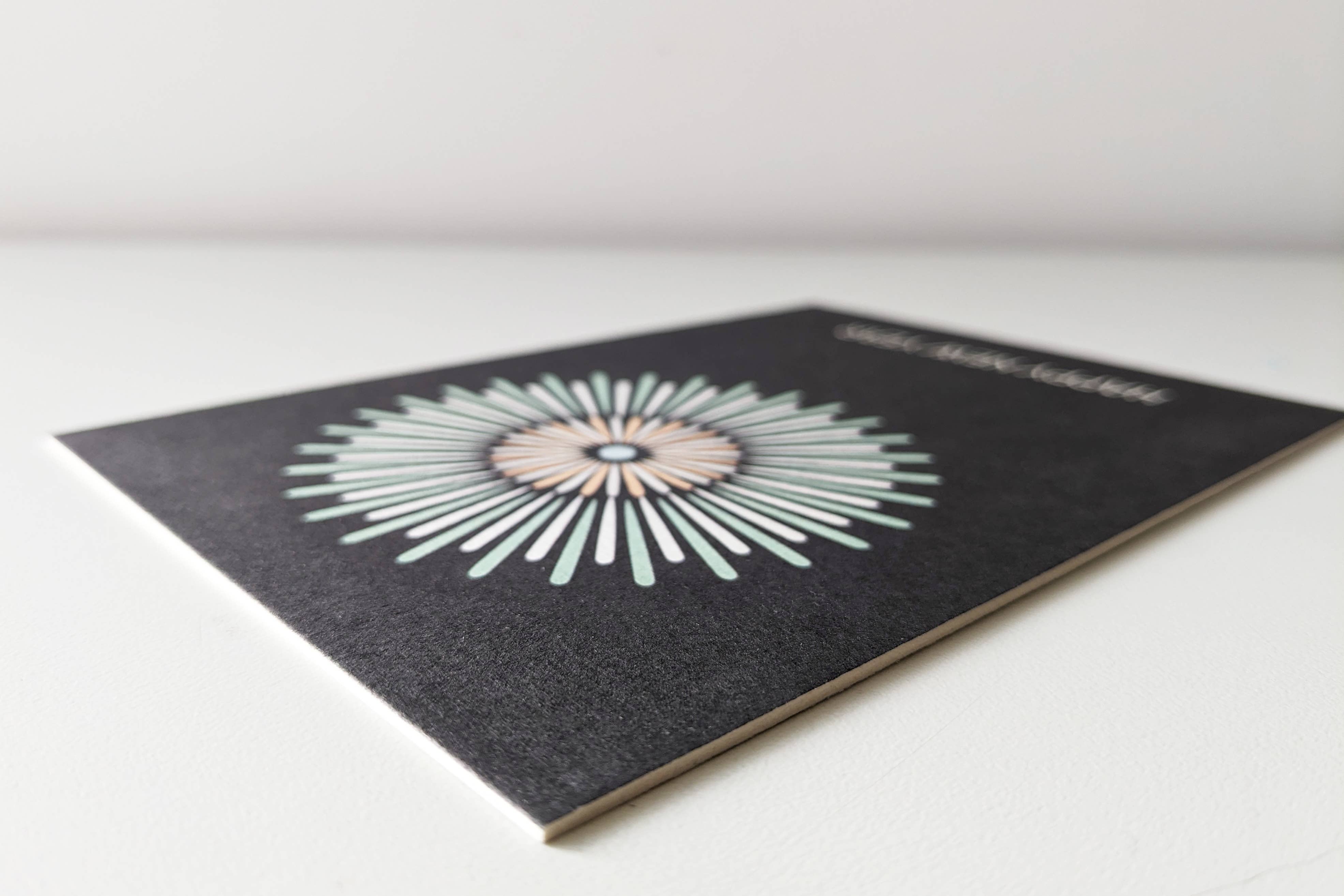 gute.attribute - Wholesale New Year's Card - Happy New Year - retro design meets woodpulp board1