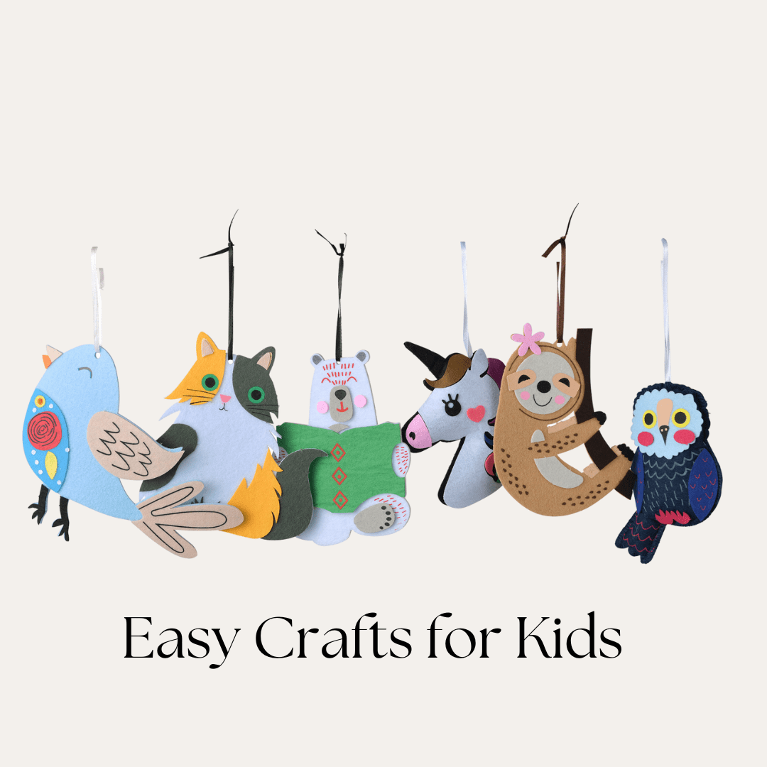 Kids Crafts, LLC. - Wholesale DIY Craft Kit - Kids - Furry Friends Felt Craft Kit – Cute DIY Animal Crafts2
