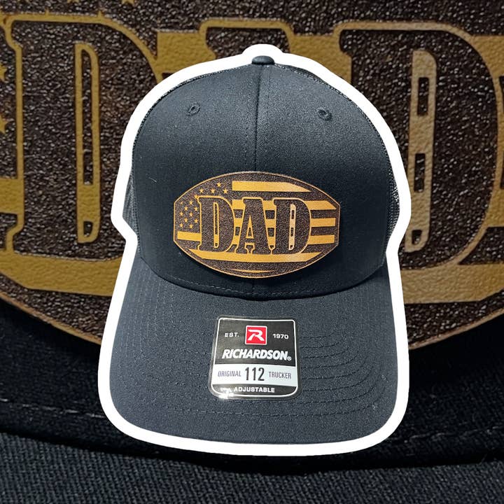 Casquette drapeau américain papa pour la vente par DNA Laser Designs