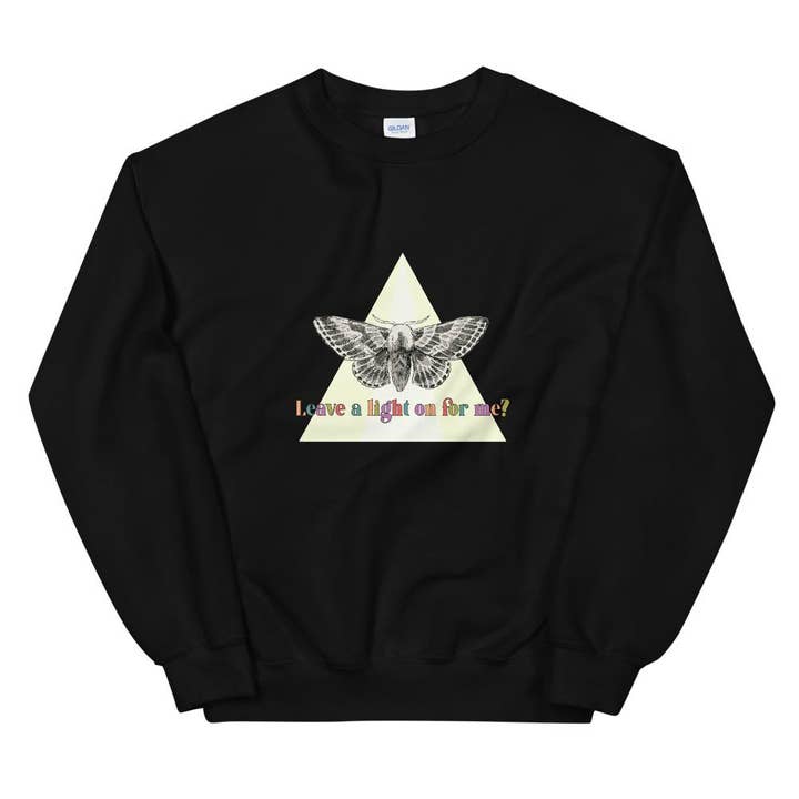 "A Moth's Request" - Unisex Crew Neck Sweatshirt för wholesale av Tiny Cow Designs