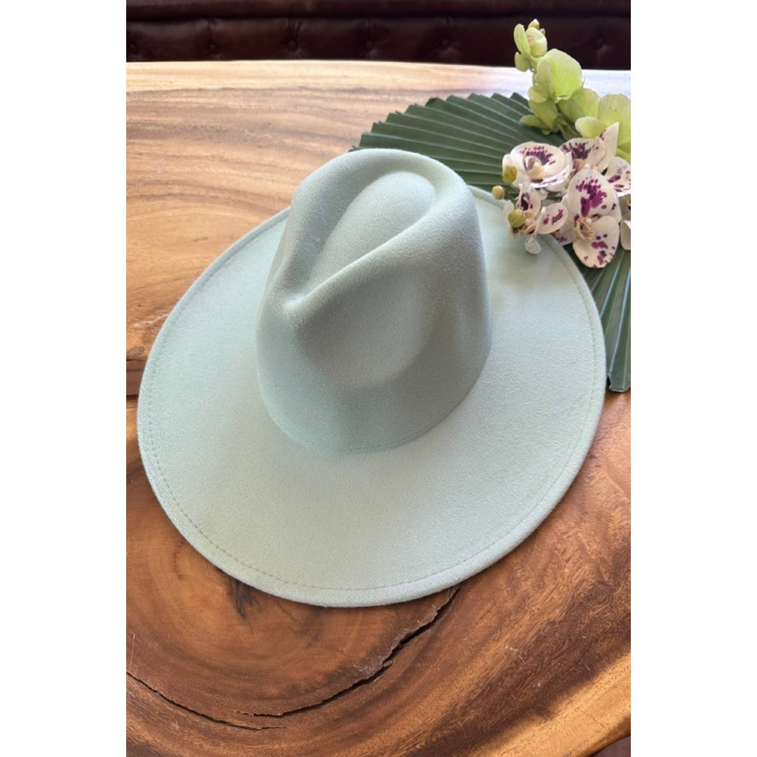 One and Only Accessories - Wholesale Fedora - Women's - Best seller Fashion Classic Wide Brim Felt Primium  Hat 20 C6