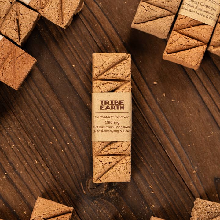 Tribe Earth Incense - Wholesale Incense - Offering incense plank Western Australian Sandalwood, Kemeny
