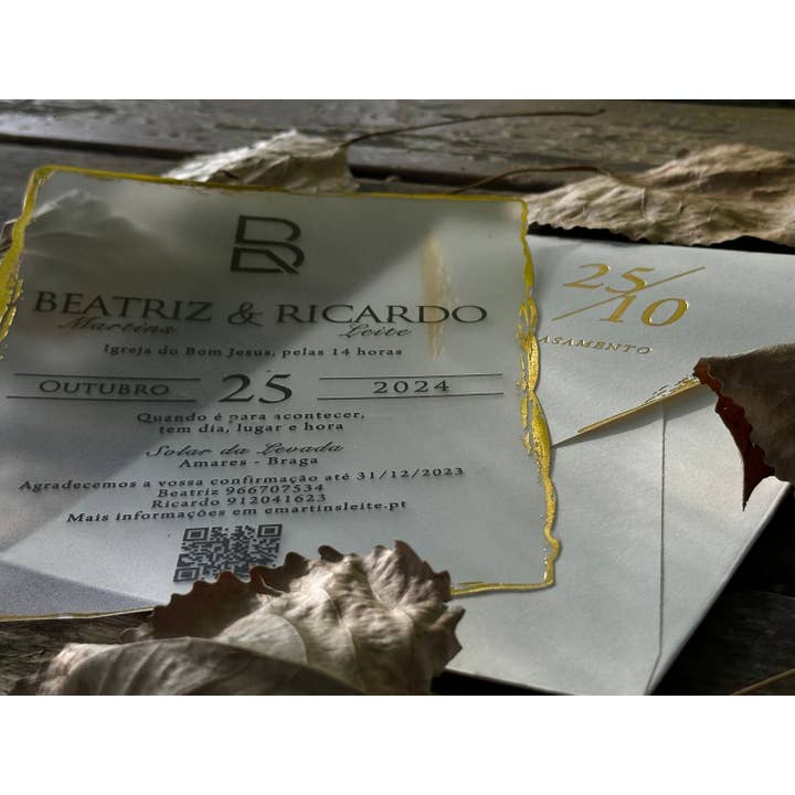 Invitaciones Personalizadas de Acrílico para Bodas y Quinceañeras para venta al por mayor de Faire Part Cards