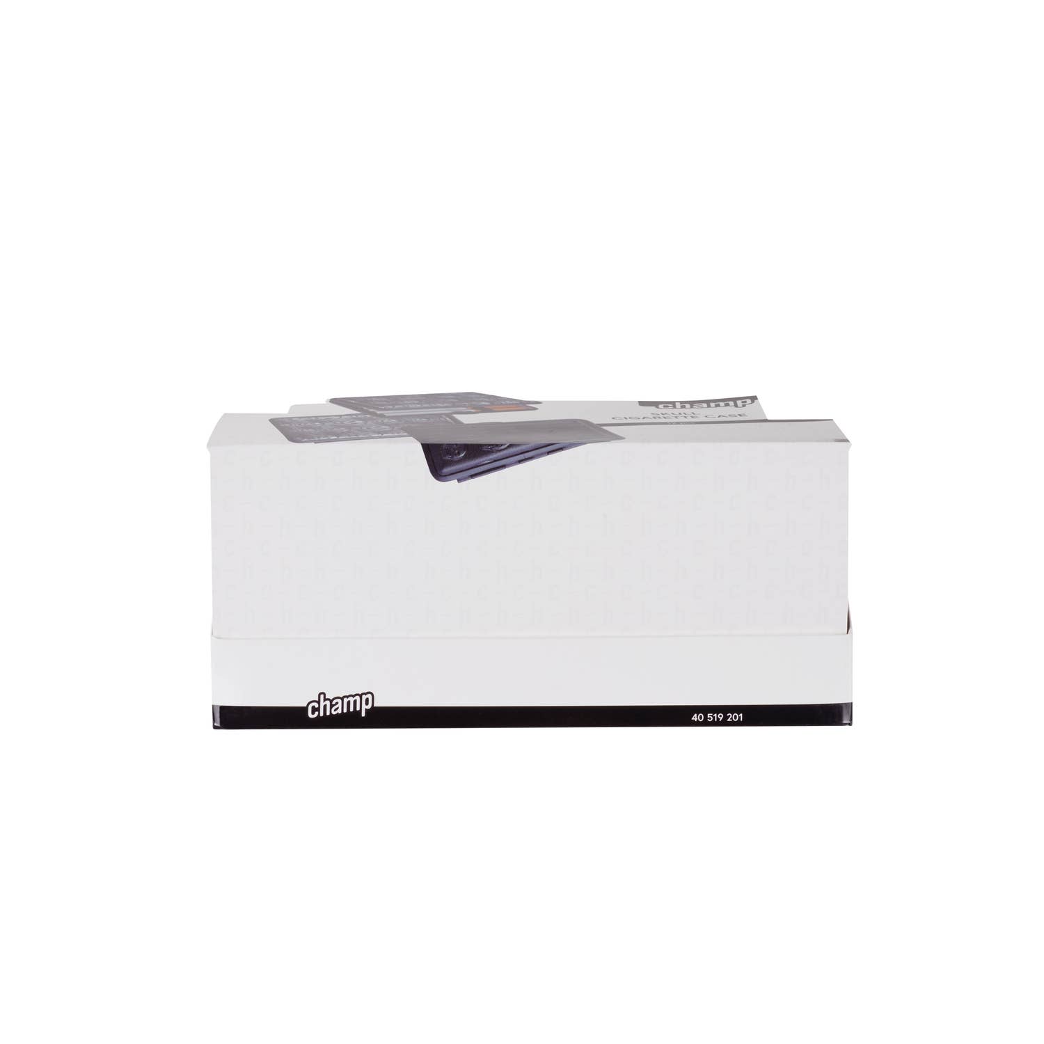 Champ by Polyflame - Wholesale Cigarette Case - Engraved skull cigarette case x122