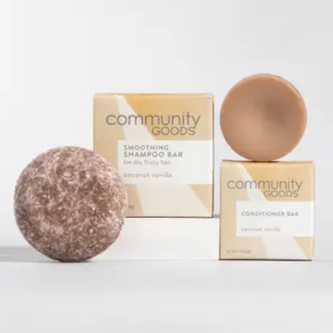 Community Goods - Wholesale Hair Conditioner - Coconut Vanilla Vegan Conditioner Bar: Smoothing, Color-Safe4