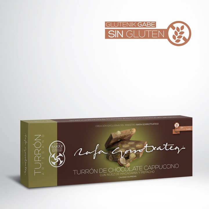 Made in Spain Gourmet - Wholesale Nougat - Capuccino Chocolate Nougat with Macadamia Nut1