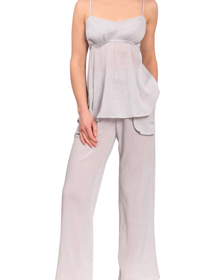 Lily / Simone Schlafset - Nebelgraue Wolkenbaumwolle für den Großhandel von Everyday Ritual