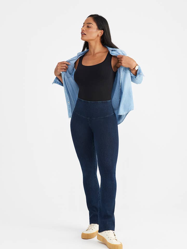 Anna Scoop Neck Shaping Tanktop - 360Sculpt™ Katoen - Plus voor wholesale door Yummie