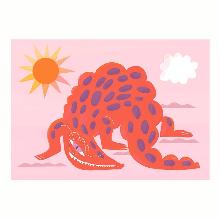 Fantastic Beast A2 affisch för wholesale av Franziska Uhlig Illustration