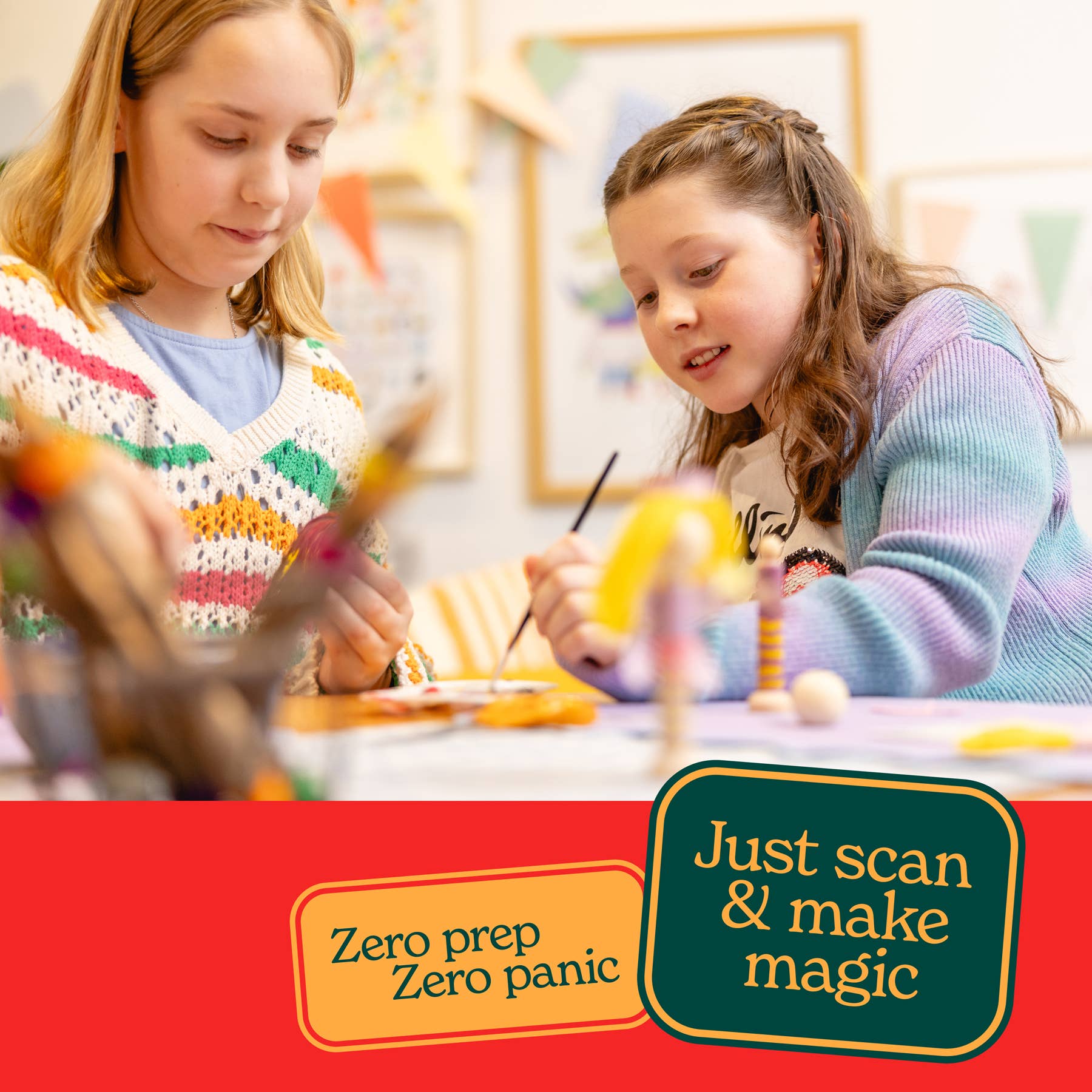 Let's Make & Do - Wholesale DIY Craft Kit - Kids - Create Your Own Christmas Fairy Wooden Peg Doll Kit5