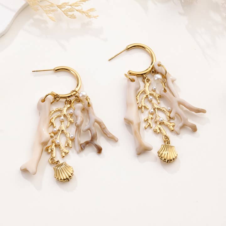 Dangling earrings - Guenaëlle for wholesale by Lovelika